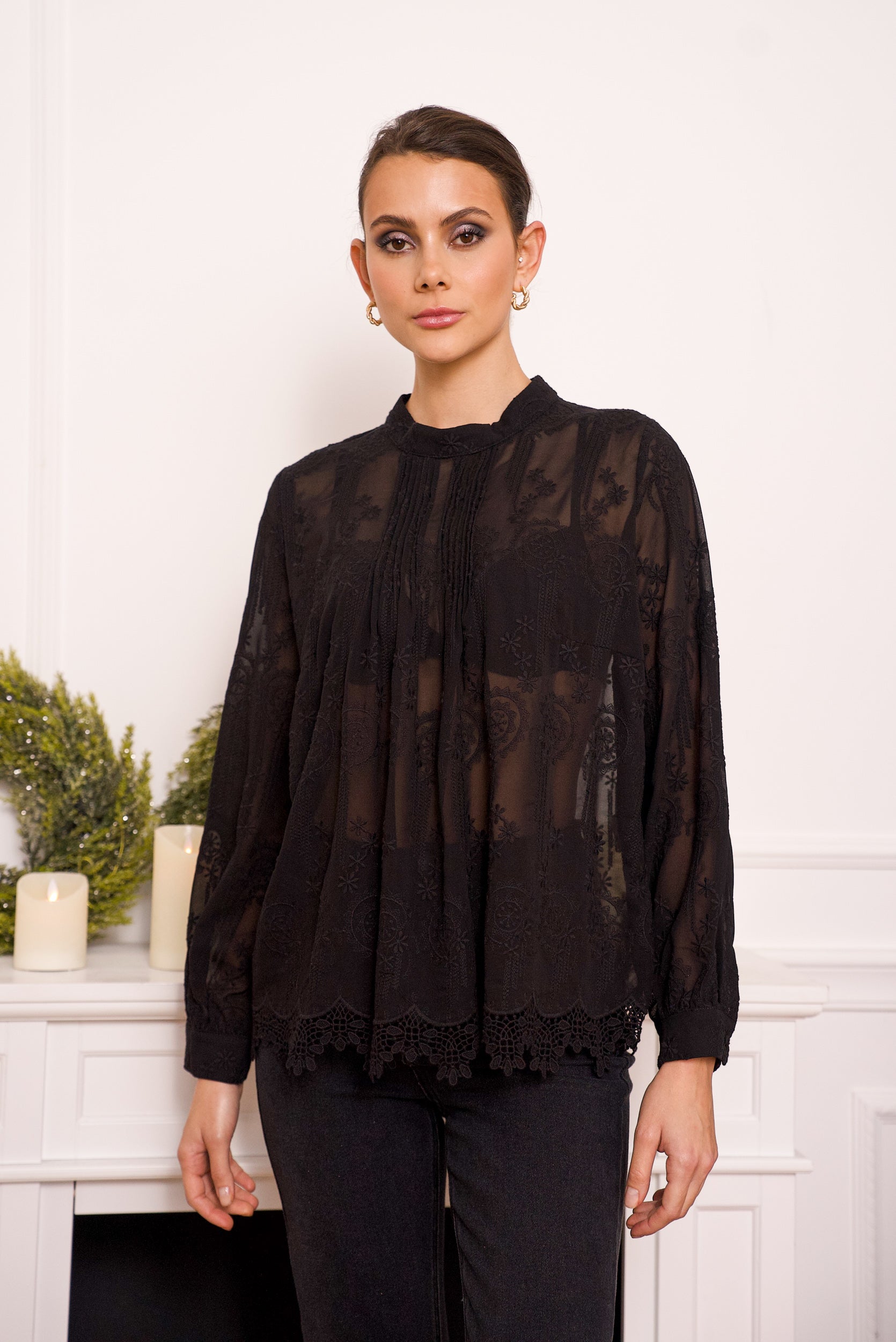 Blouse Louise broderie anglaise