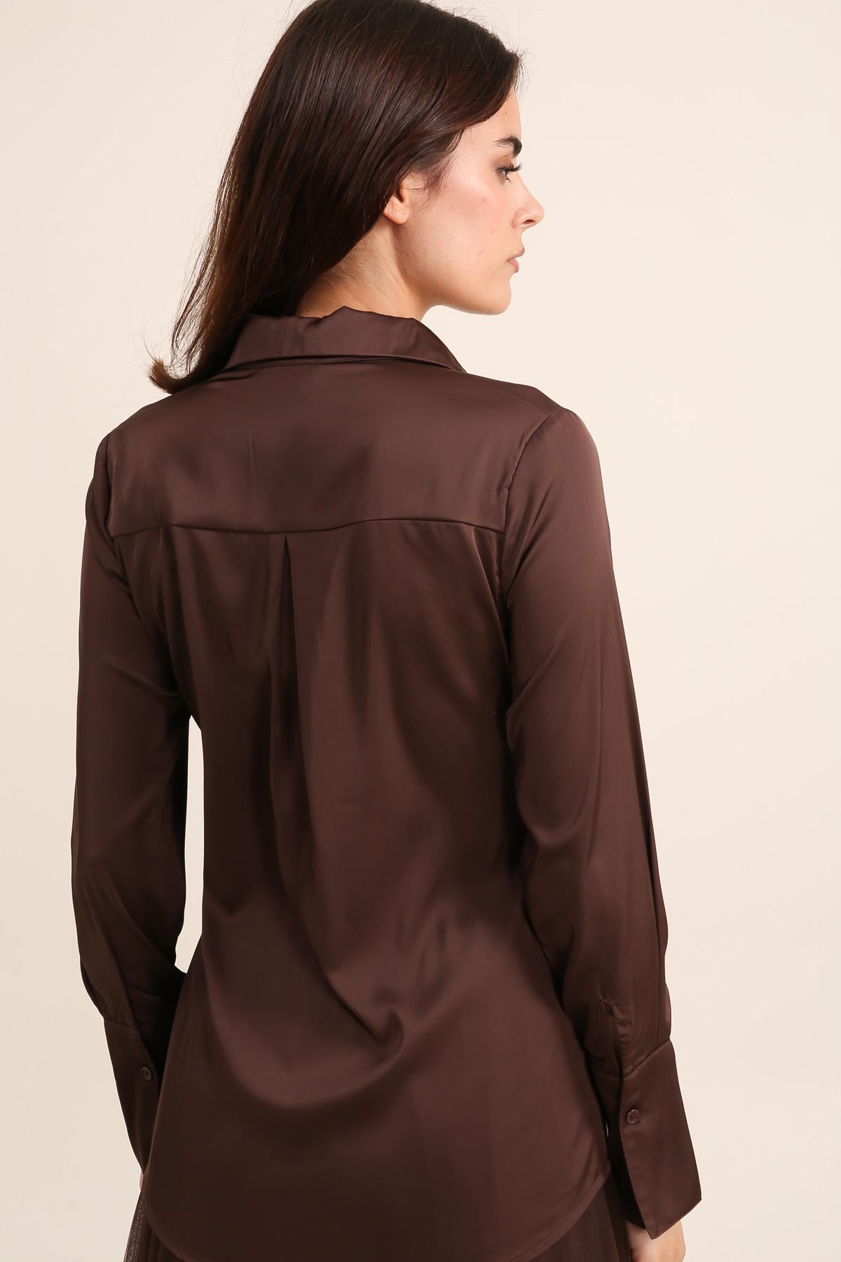 Lea satin shirt