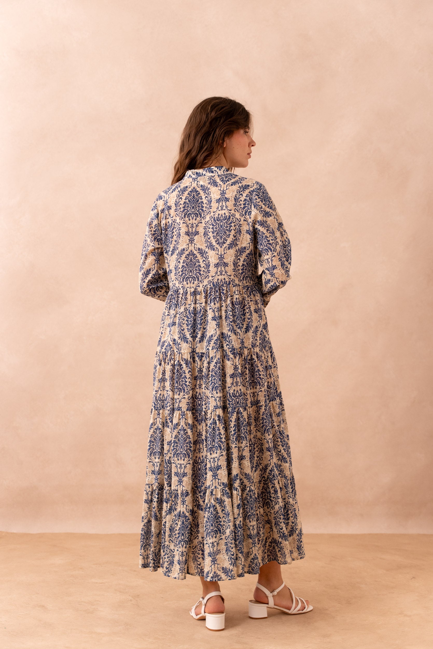 Long dress Marbella silk viscose