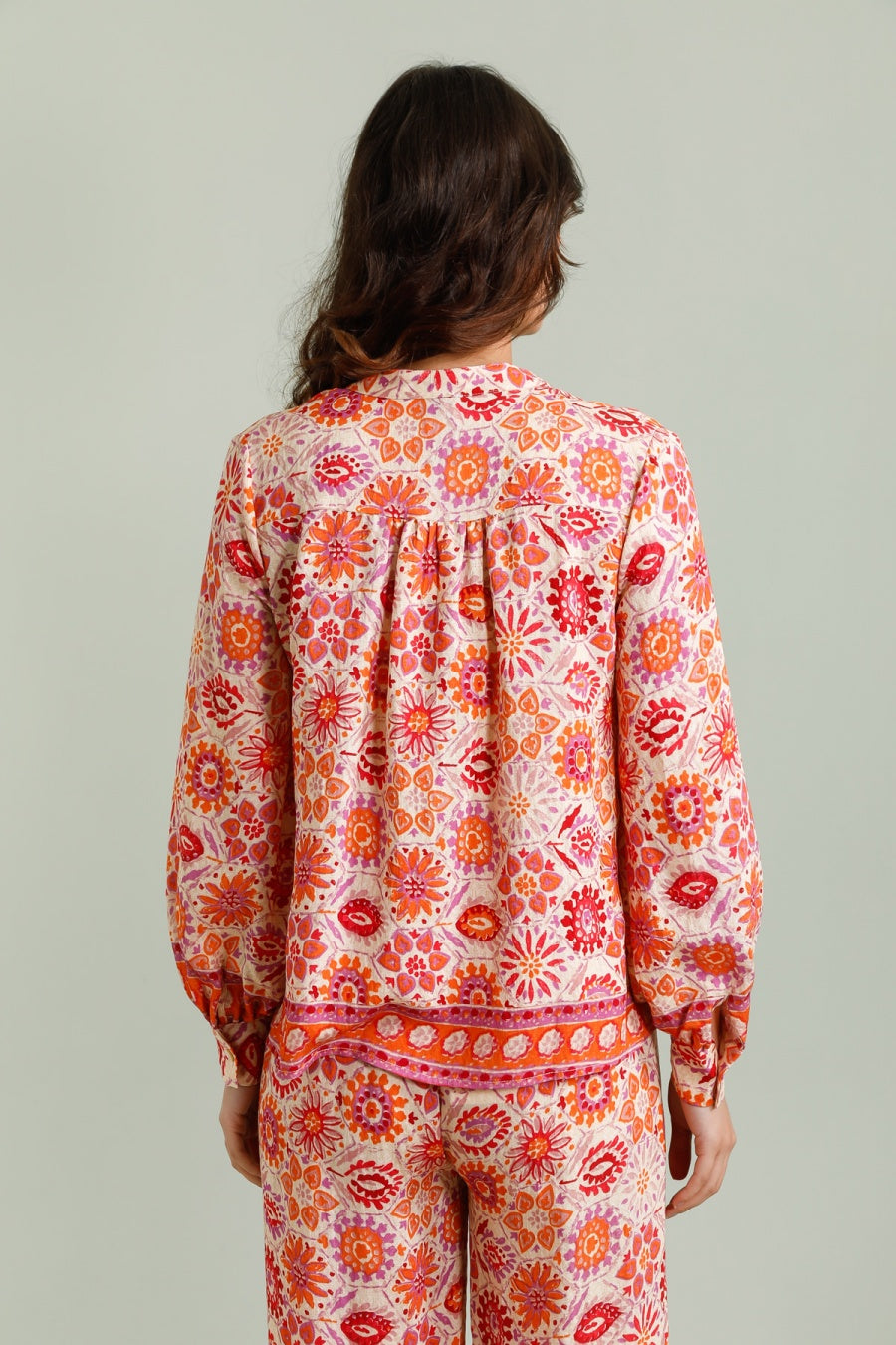 Blouse chemisier imprimé Théa