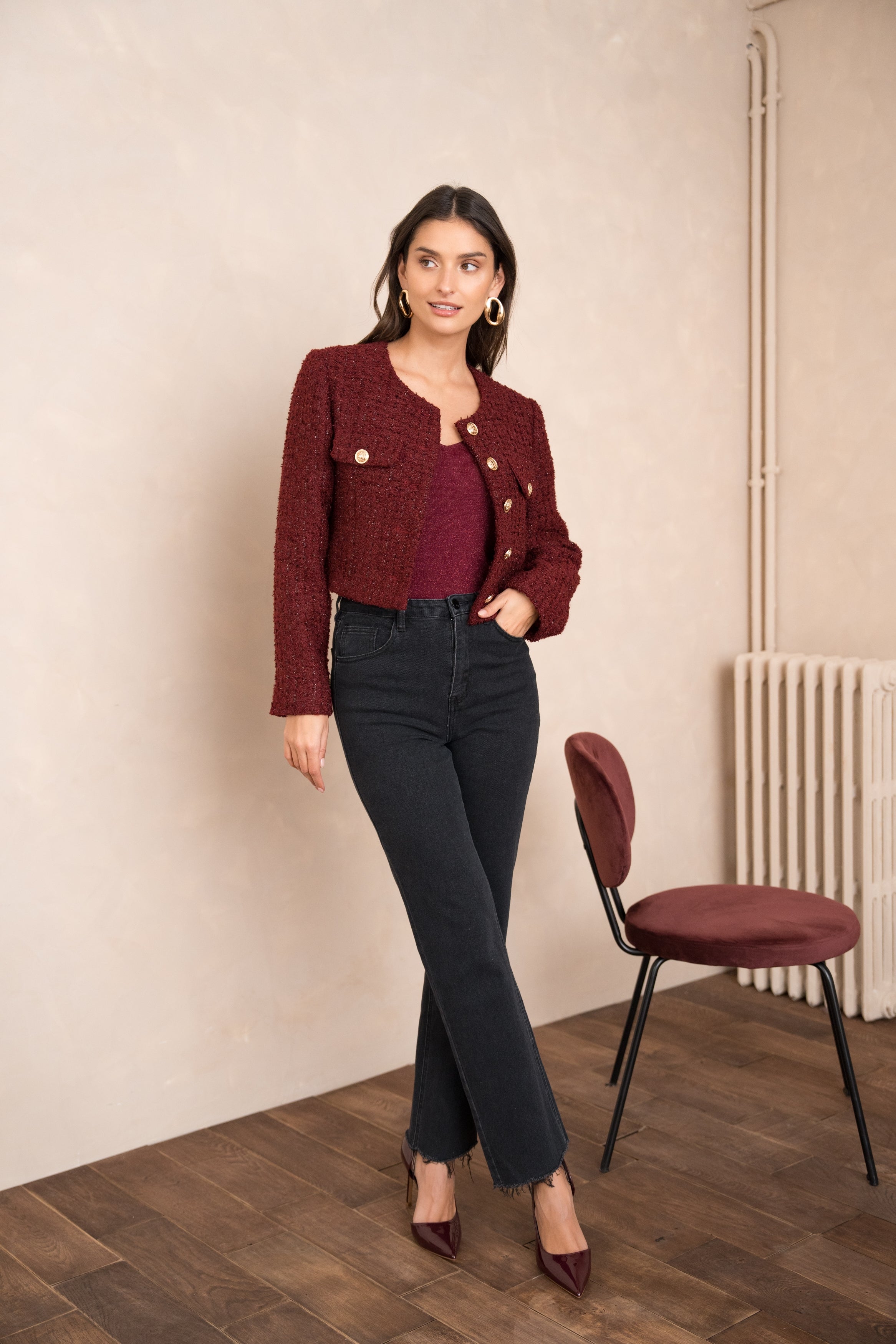 Natacha Double Breasted Blazer Jacket