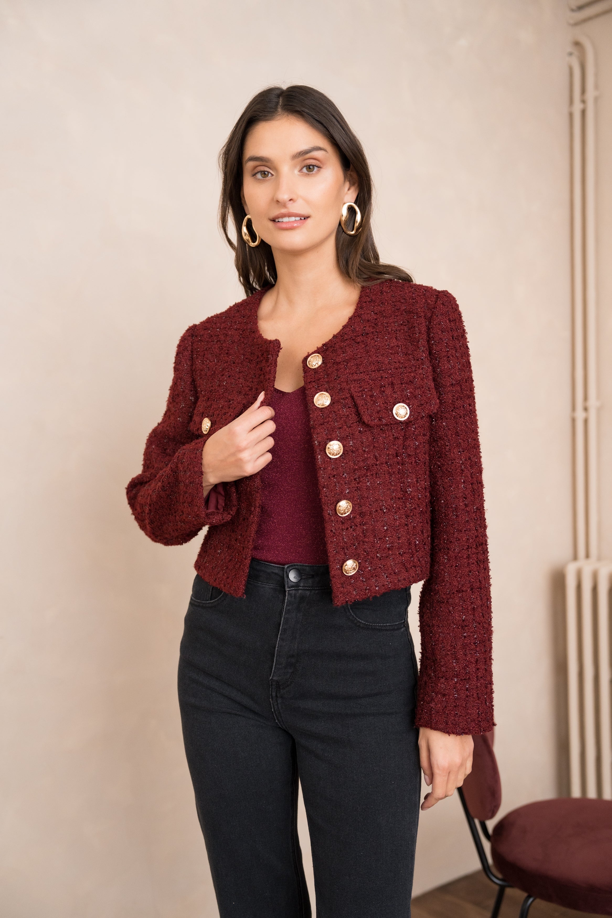 Natacha Double Breasted Blazer Jacket