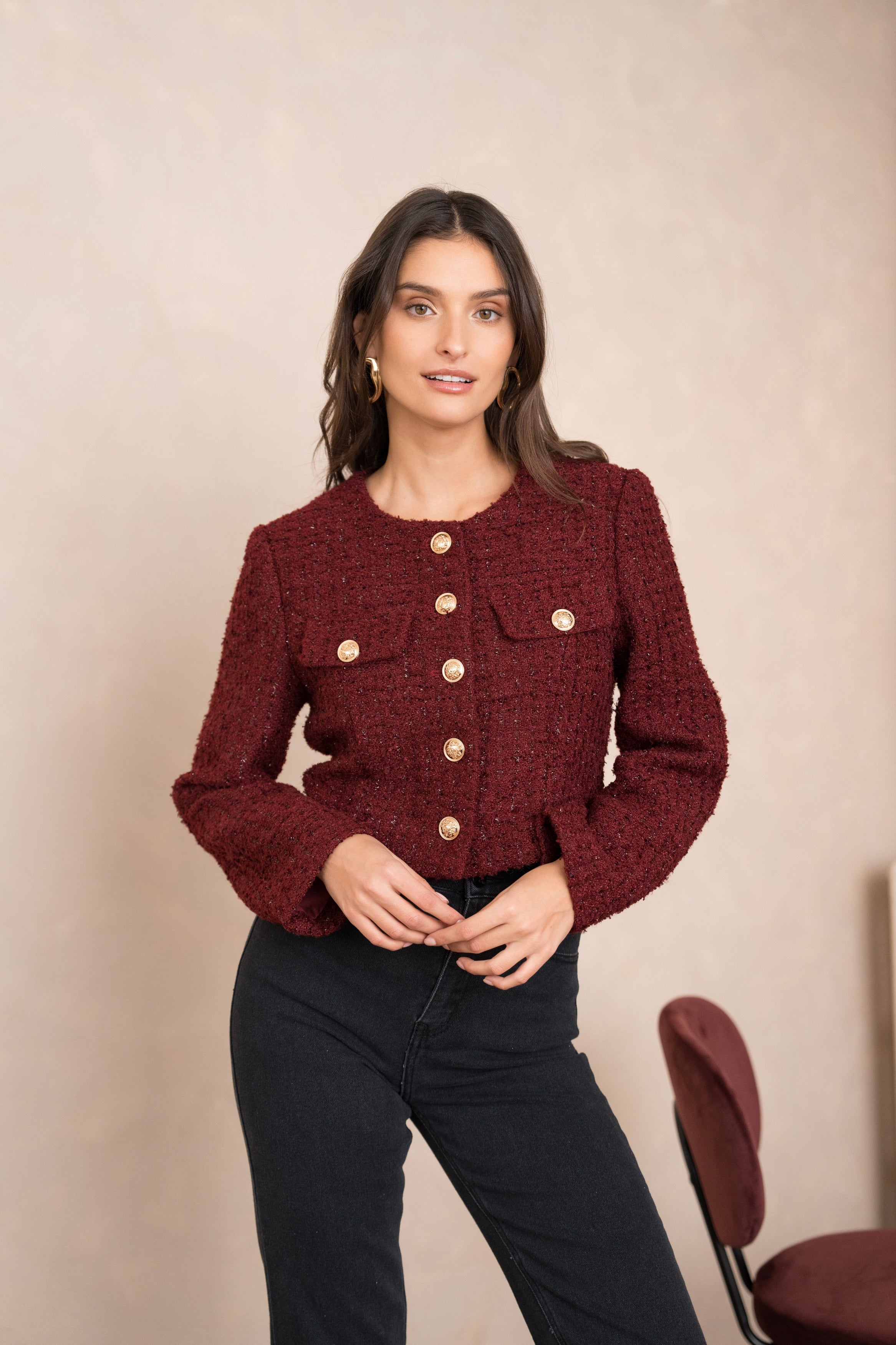 Natacha Double Breasted Blazer Jacket