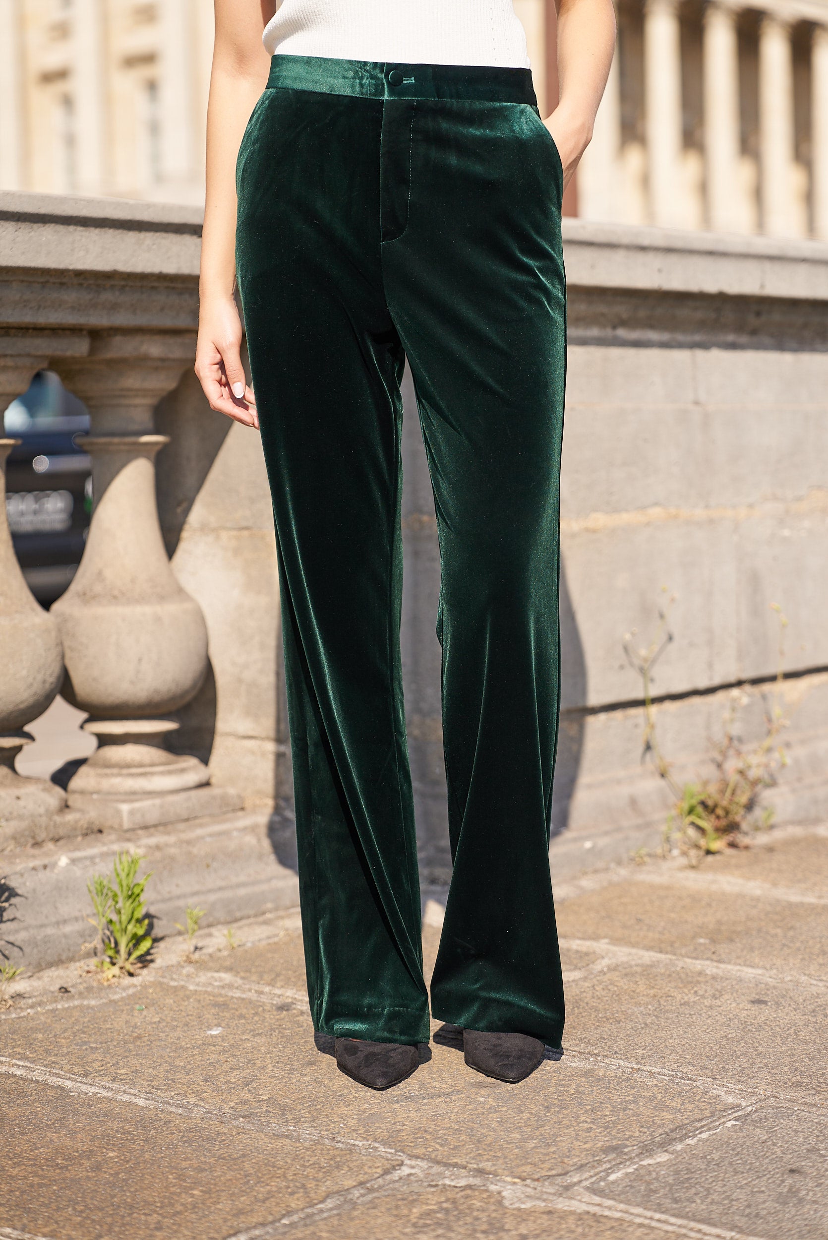 Pantalon Gabrielle en velours