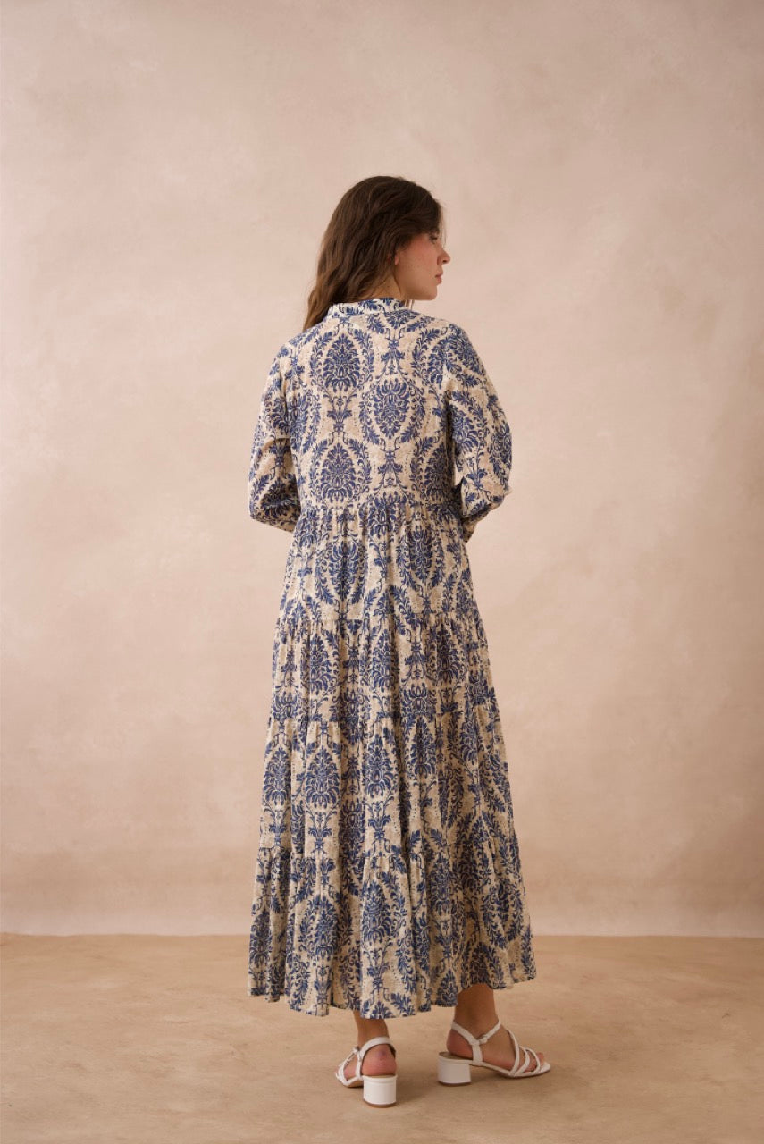 Long dress Marbella silk viscose