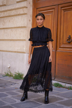 September lace skirt 
